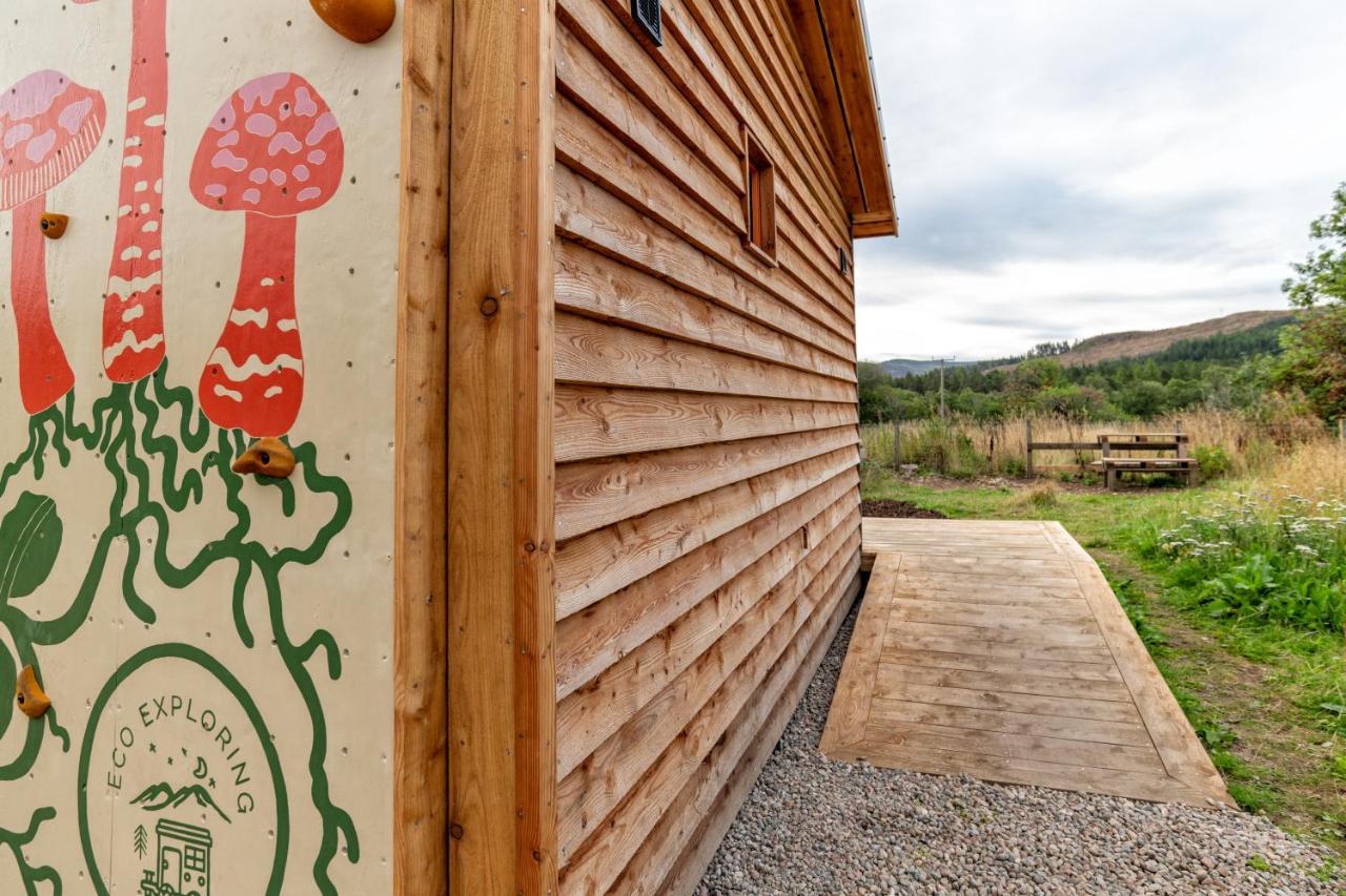 Alba - Charming Boutique Forest View Cabin With Hot Tub In Ballater Eksteriør billede